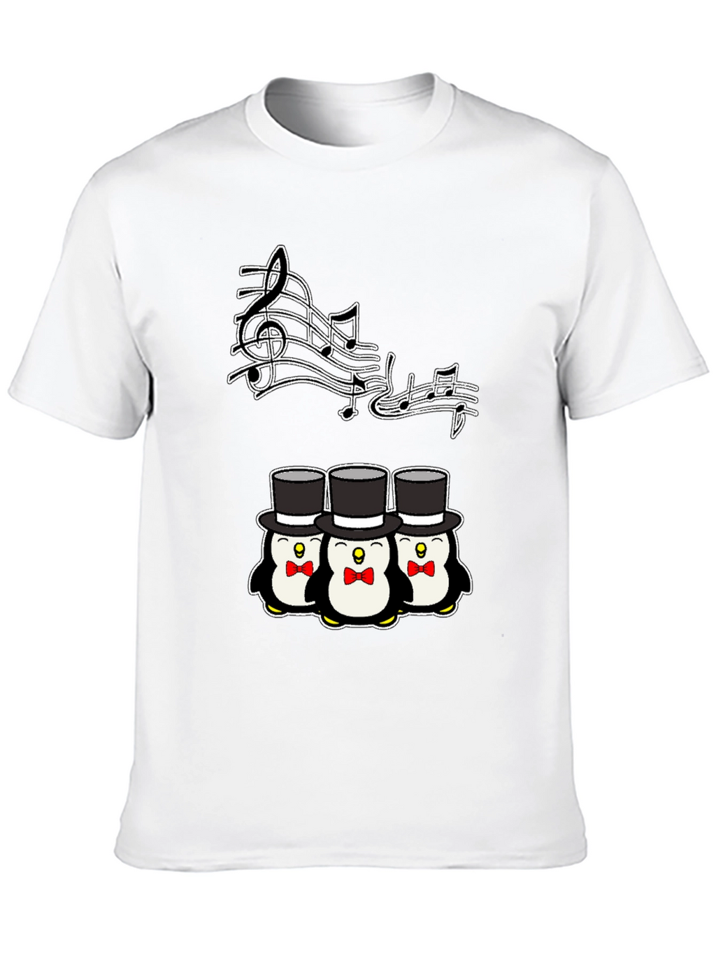 Penguin Music Band T-Shirt