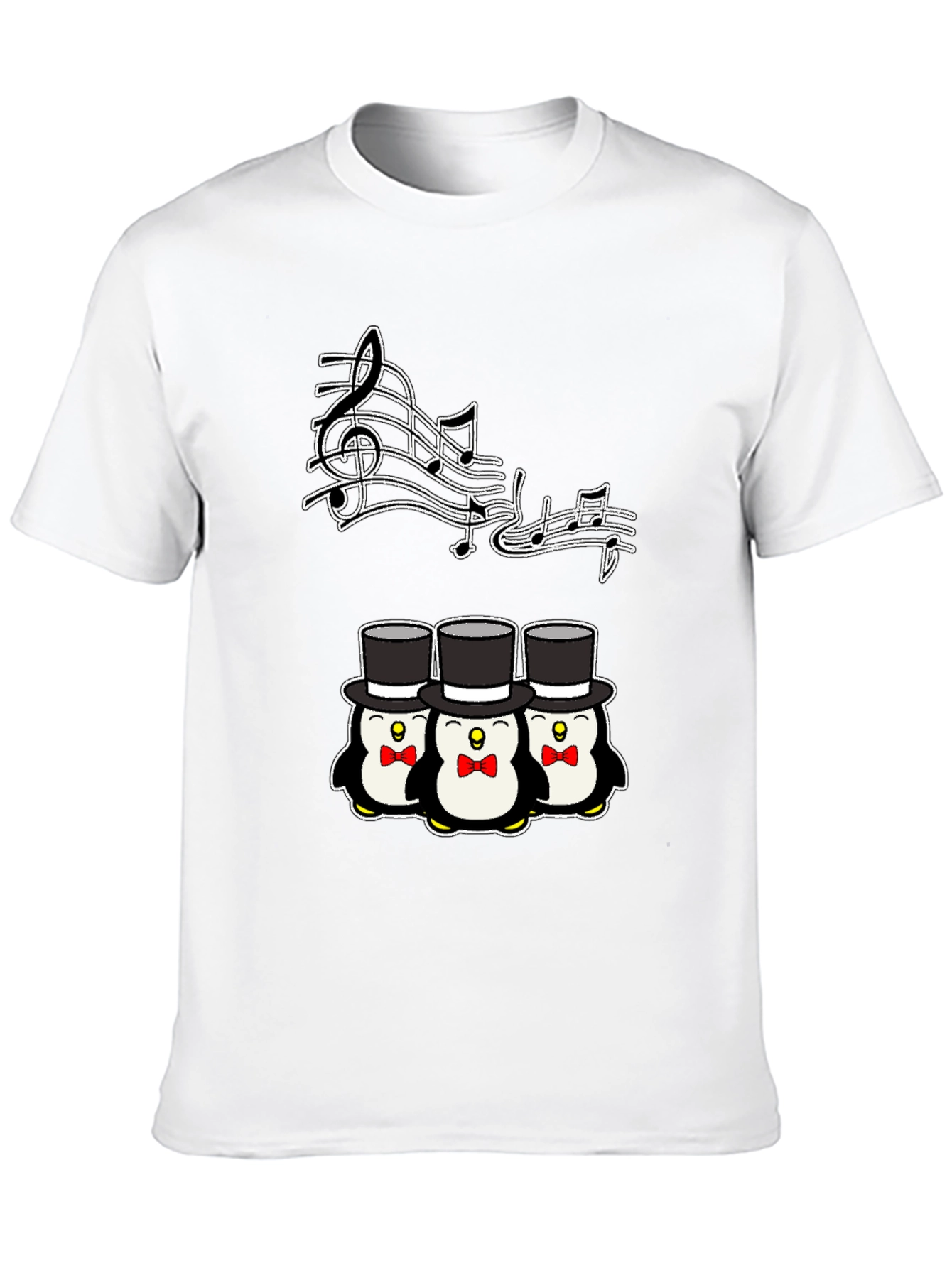 Penguin Music Band T-Shirt