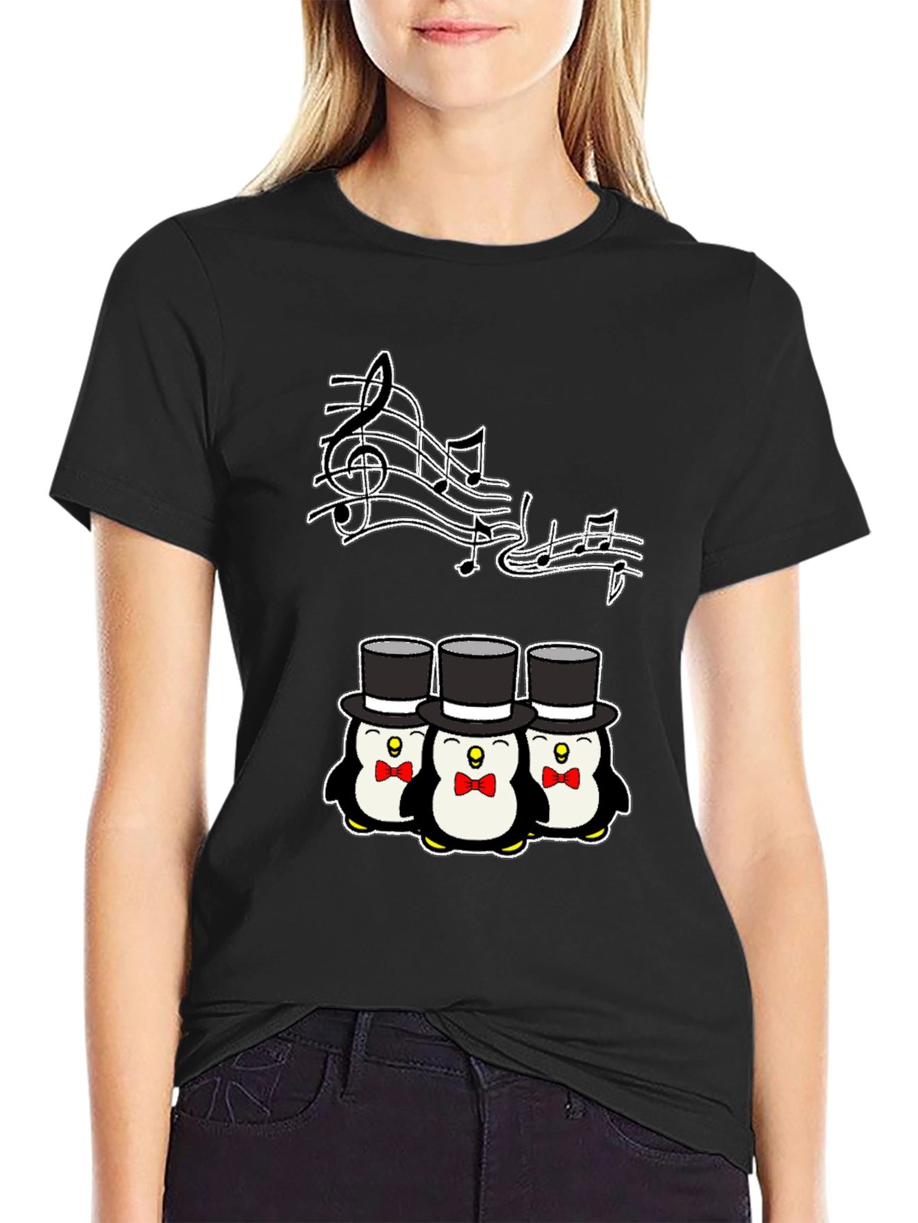 Penguin Music Band T-Shirt