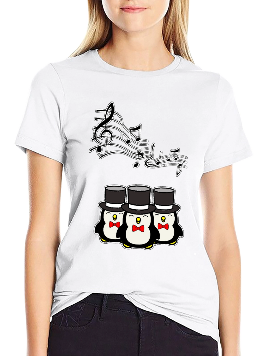 Penguin Music Band T-Shirt