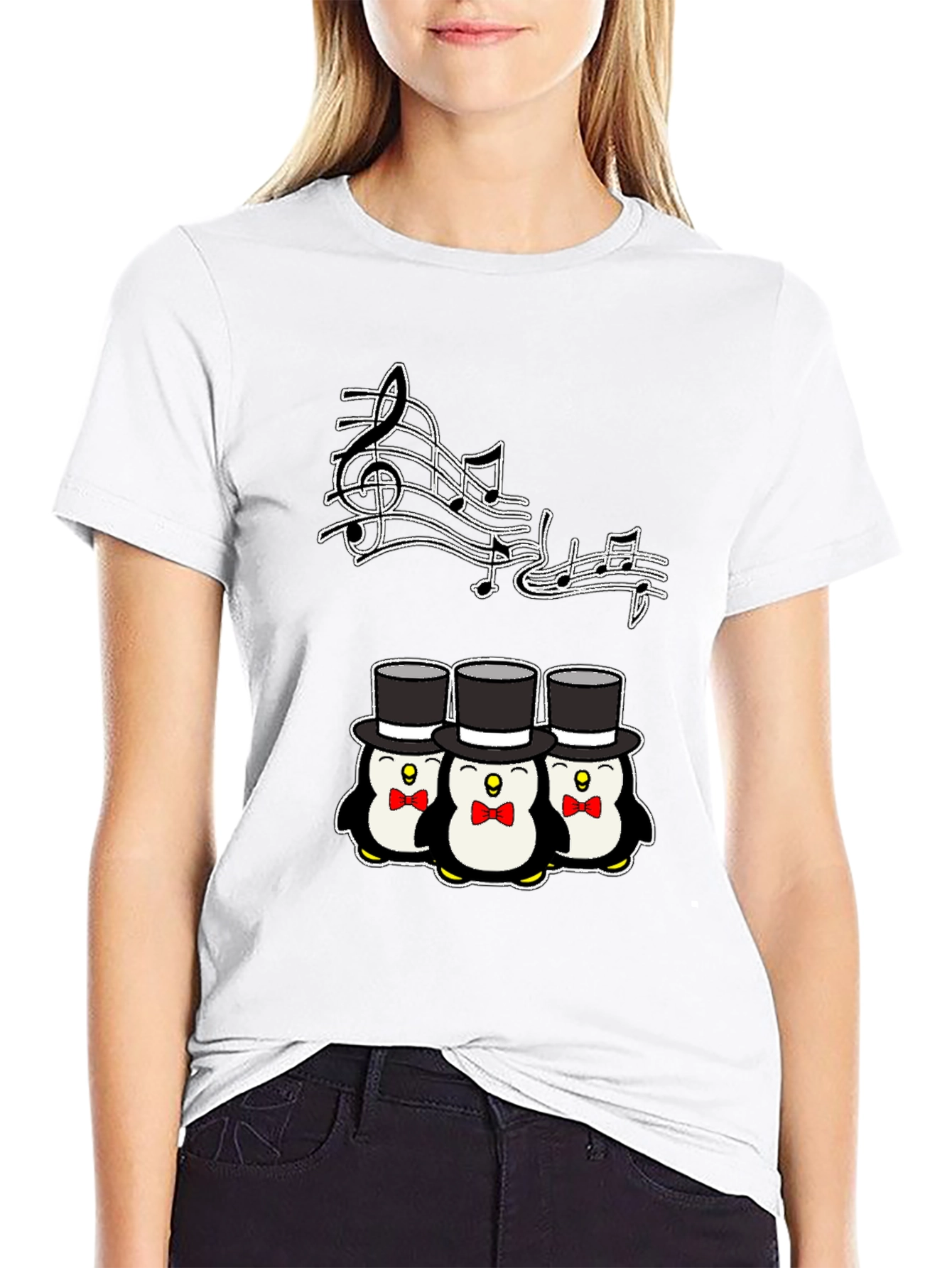 Penguin Music Band T-Shirt