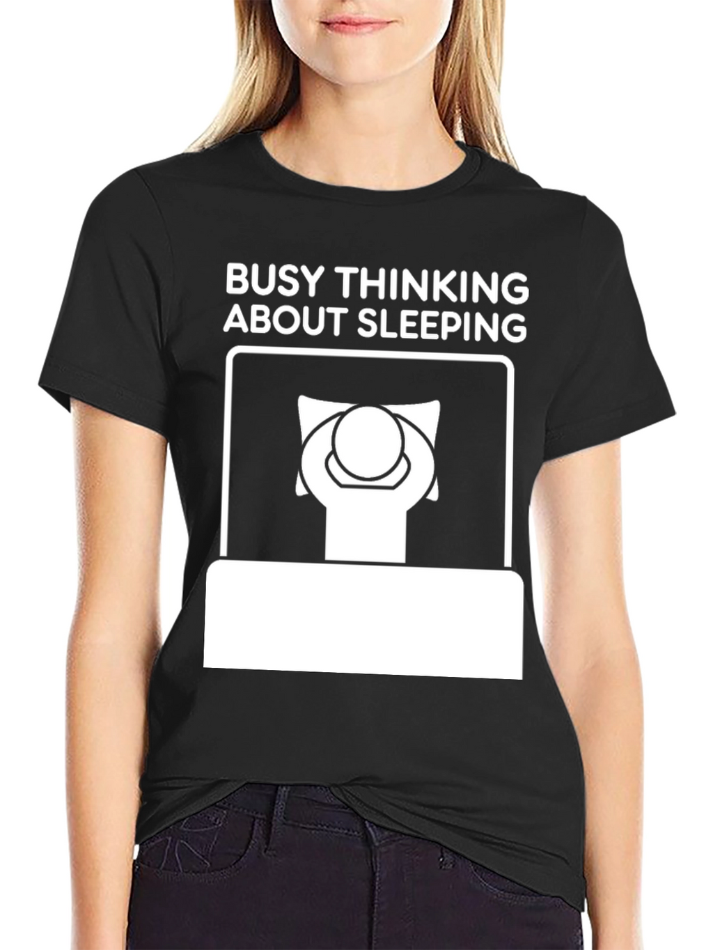 Busy Thinking About Sleeping Graphic Tee