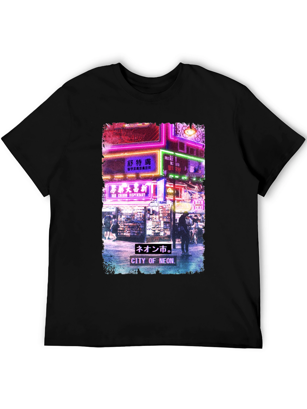 Neon City Graphic Tee - Urban Style Shirt