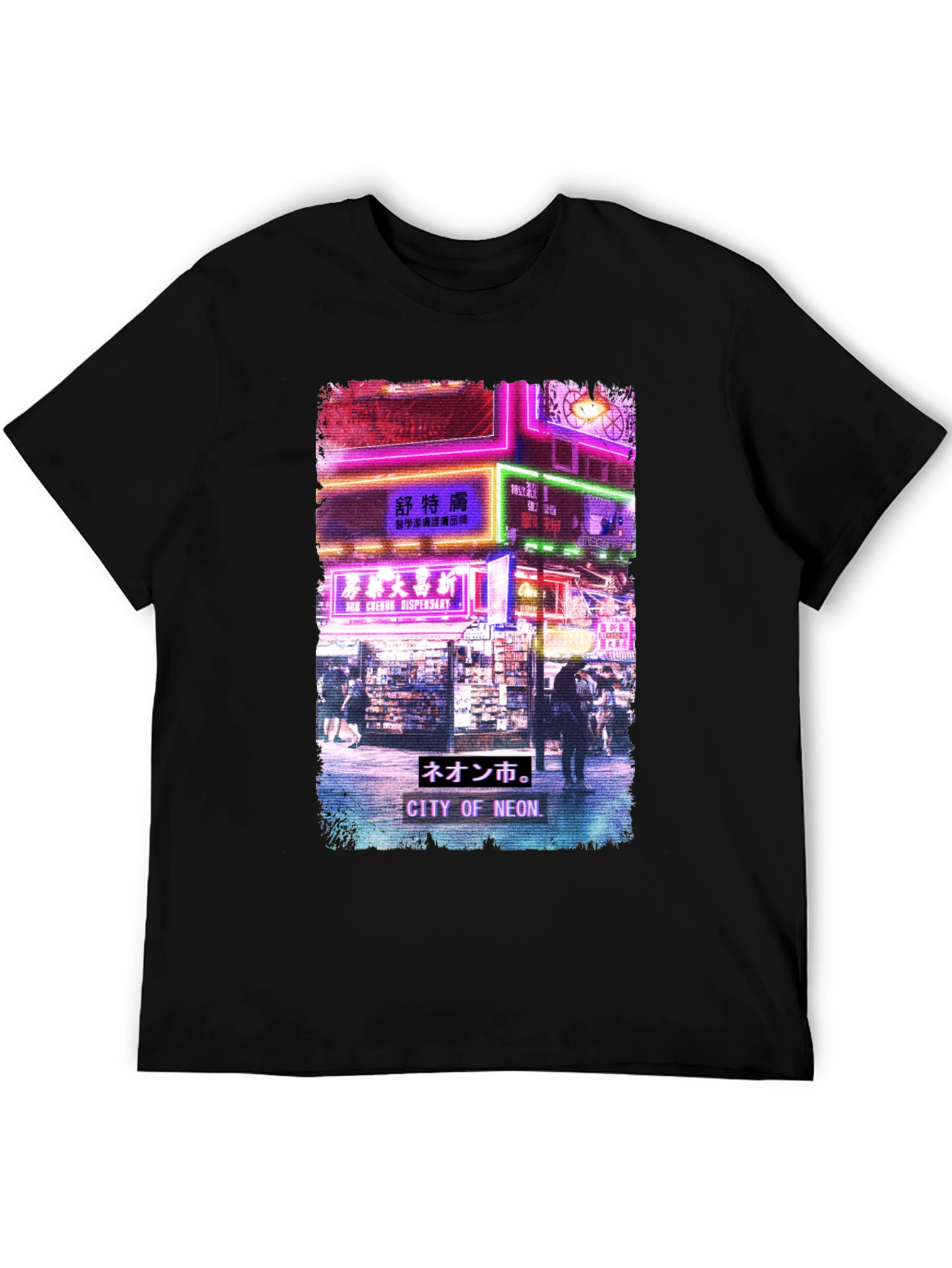Neon City Graphic Tee - Urban Style Shirt