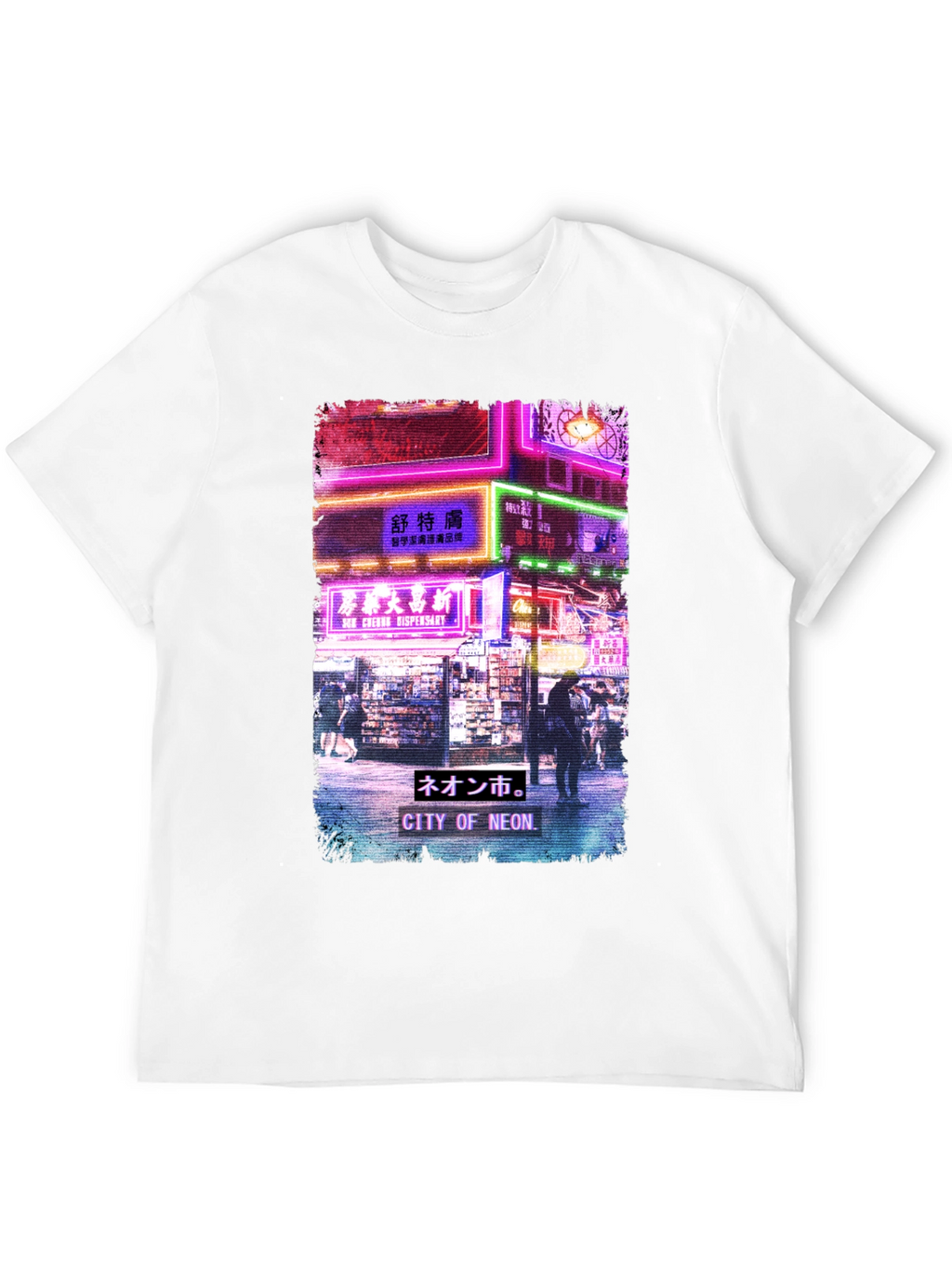 Neon City Graphic Tee - Urban Style Shirt