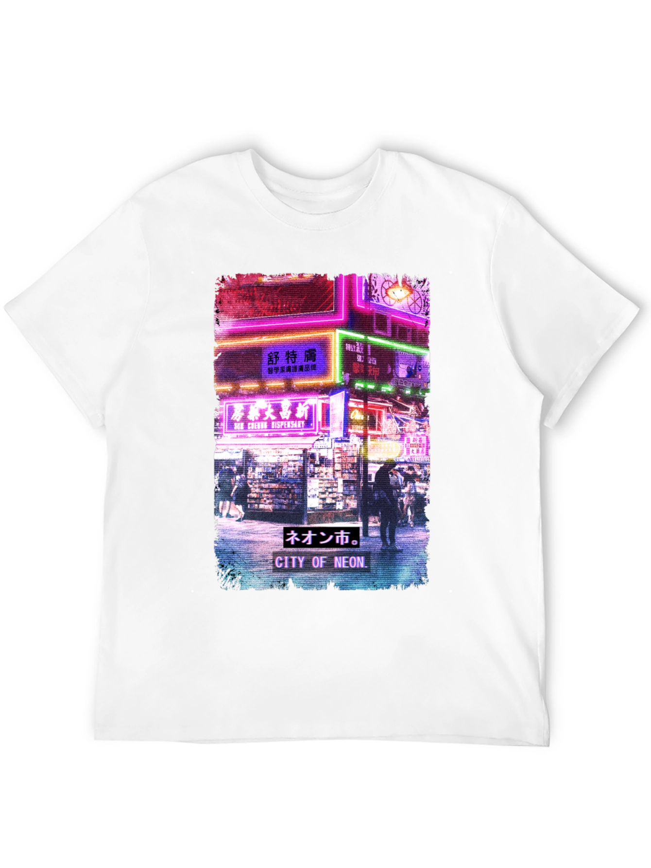 Neon City Graphic Tee - Urban Style Shirt