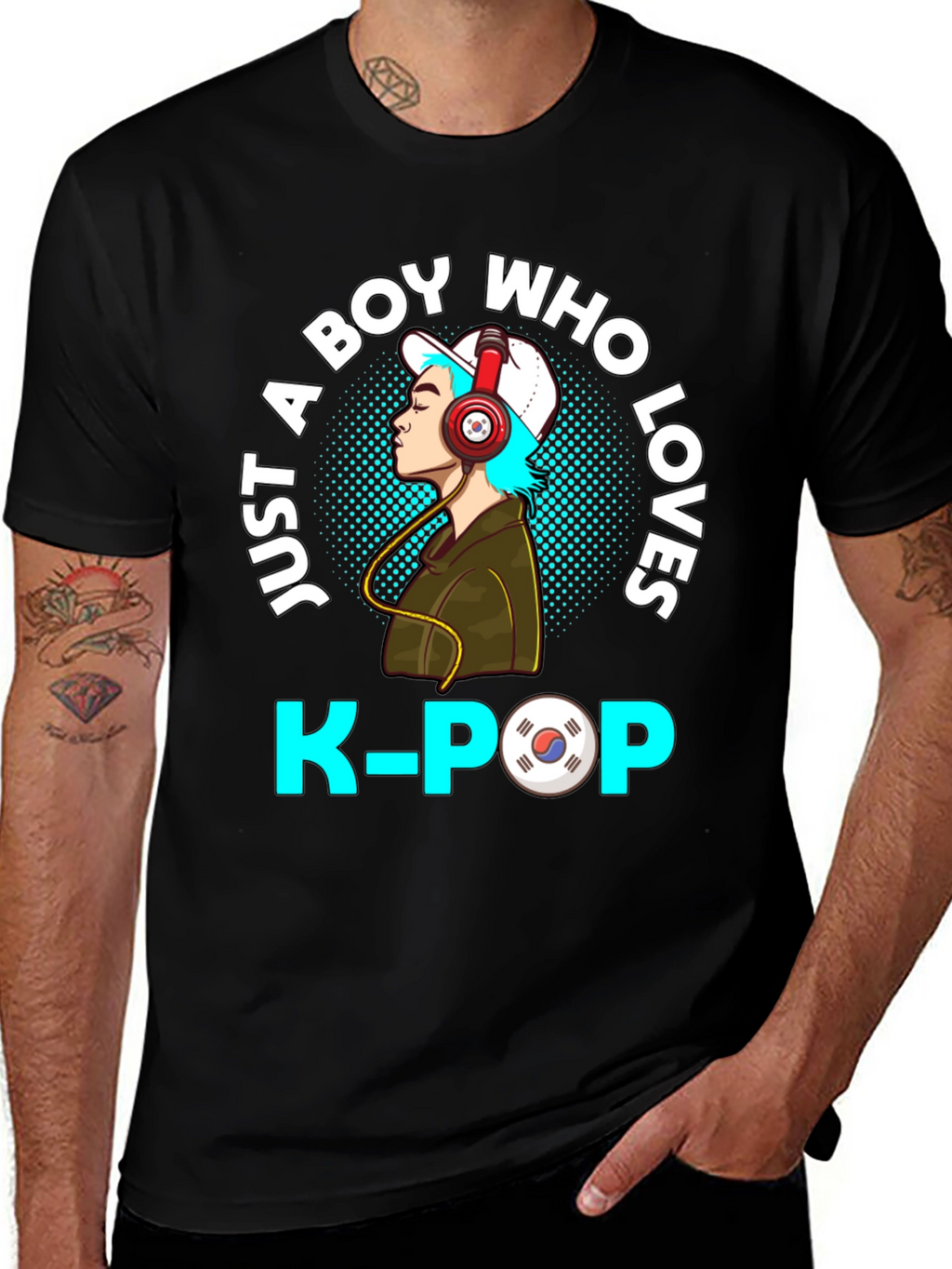 K-Pop Fan T-Shirt: Just a Boy Who Loves K-Pop