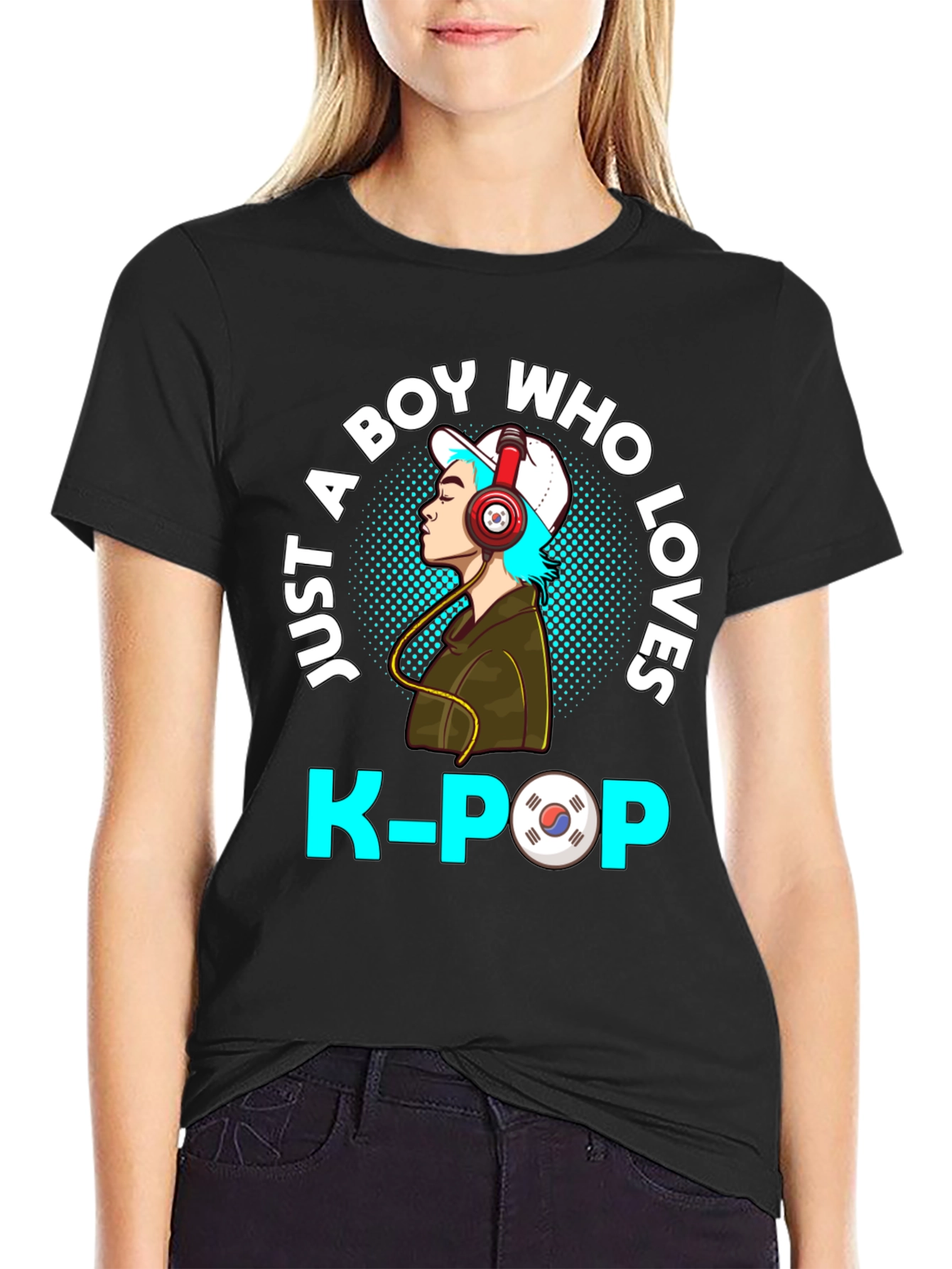K-Pop Fan T-Shirt: Just a Boy Who Loves K-Pop