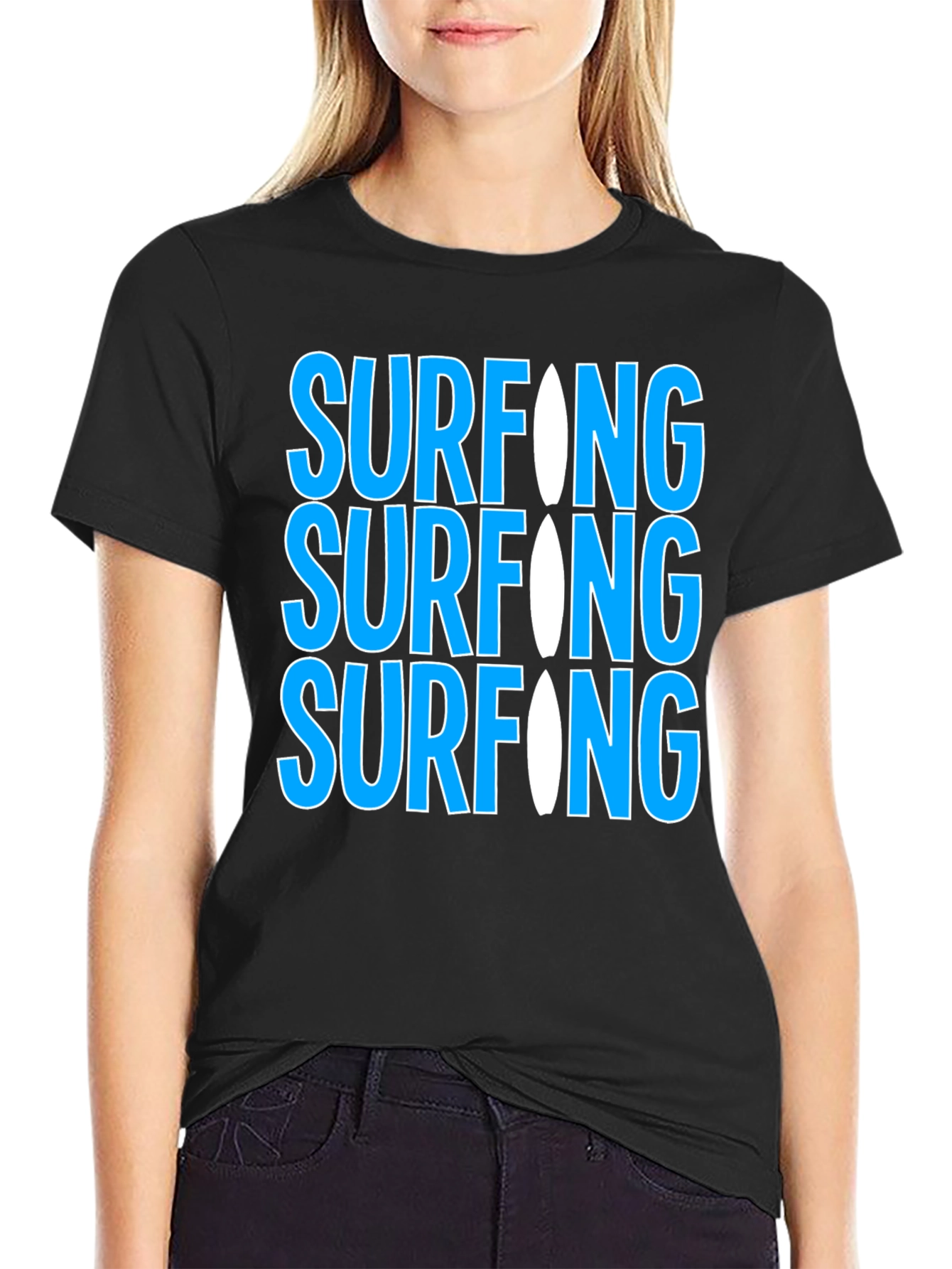 Surfing Graphic Tee - Cool & Casual