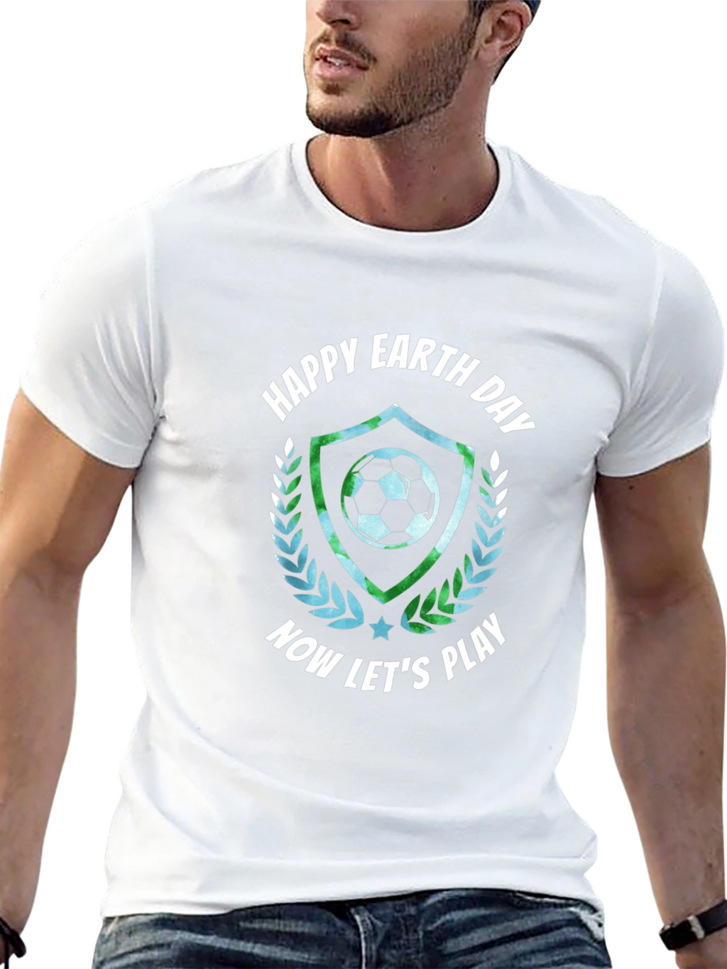 Happy Earth Day Soccer T-Shirt - Now Lets Play