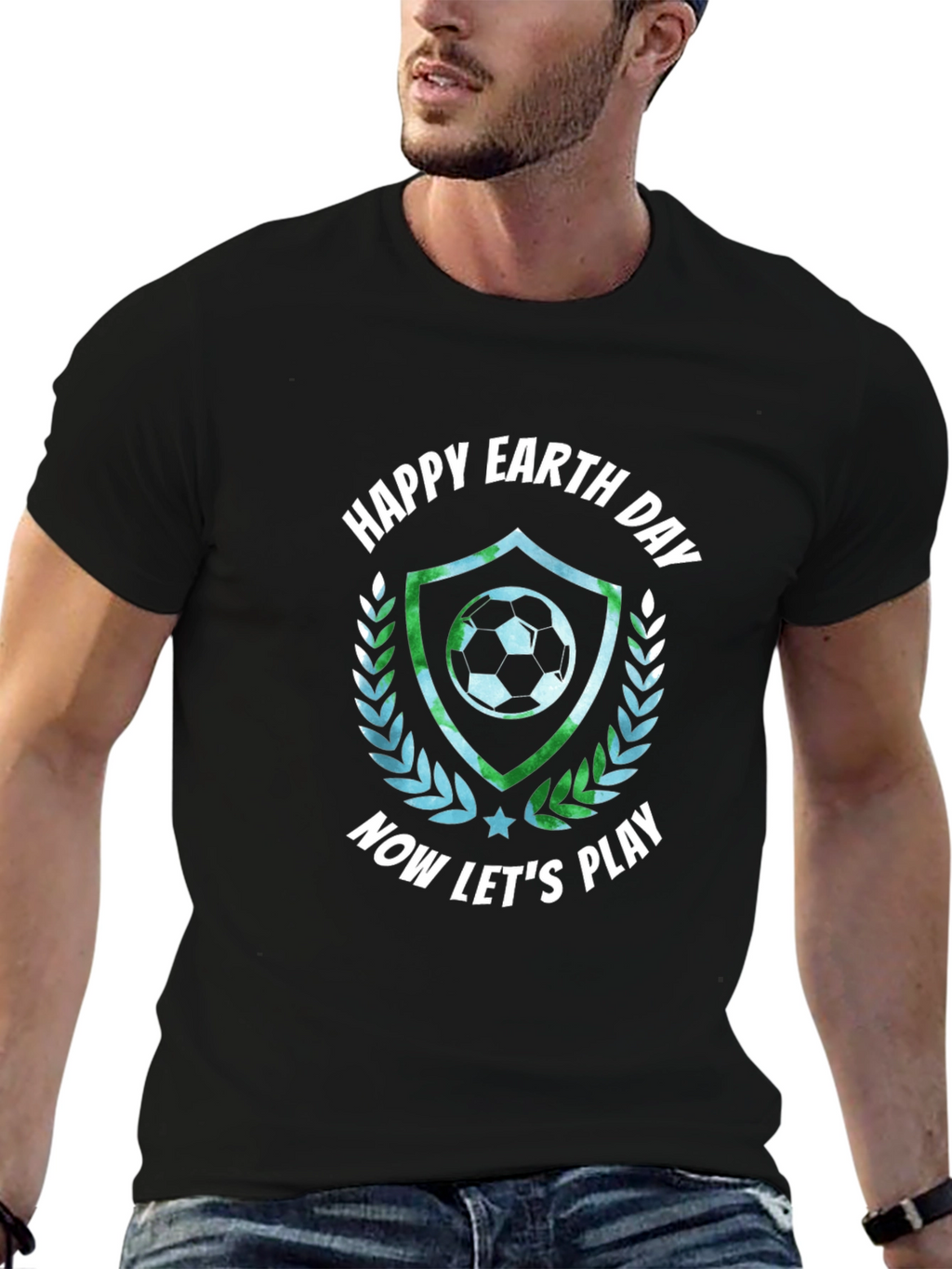 Happy Earth Day Soccer T-Shirt - Now Lets Play