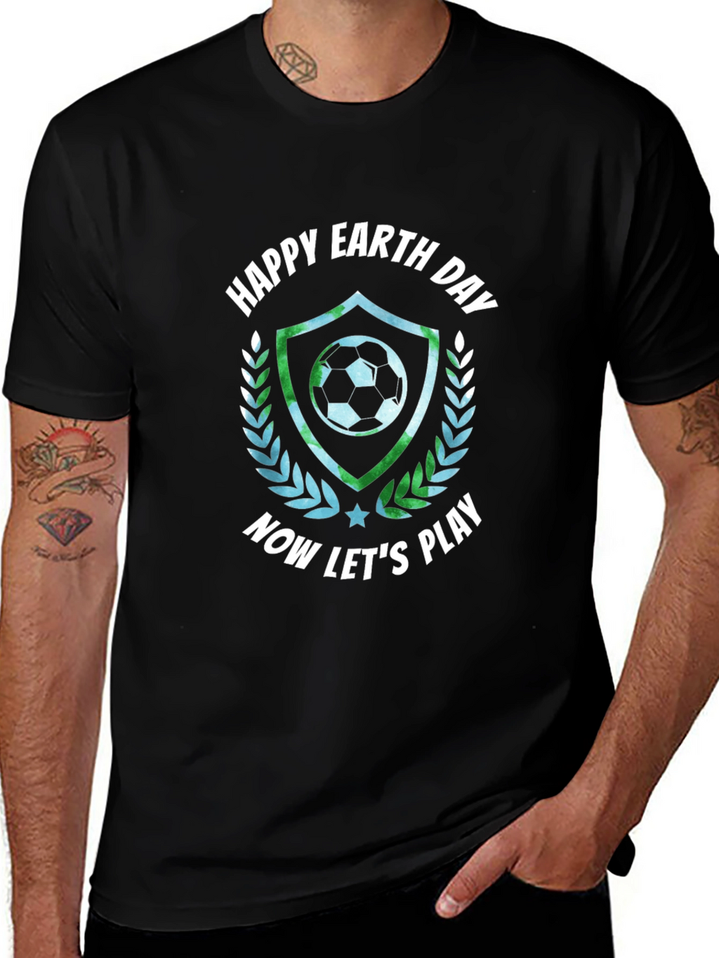 Happy Earth Day Soccer T-Shirt - Now Lets Play