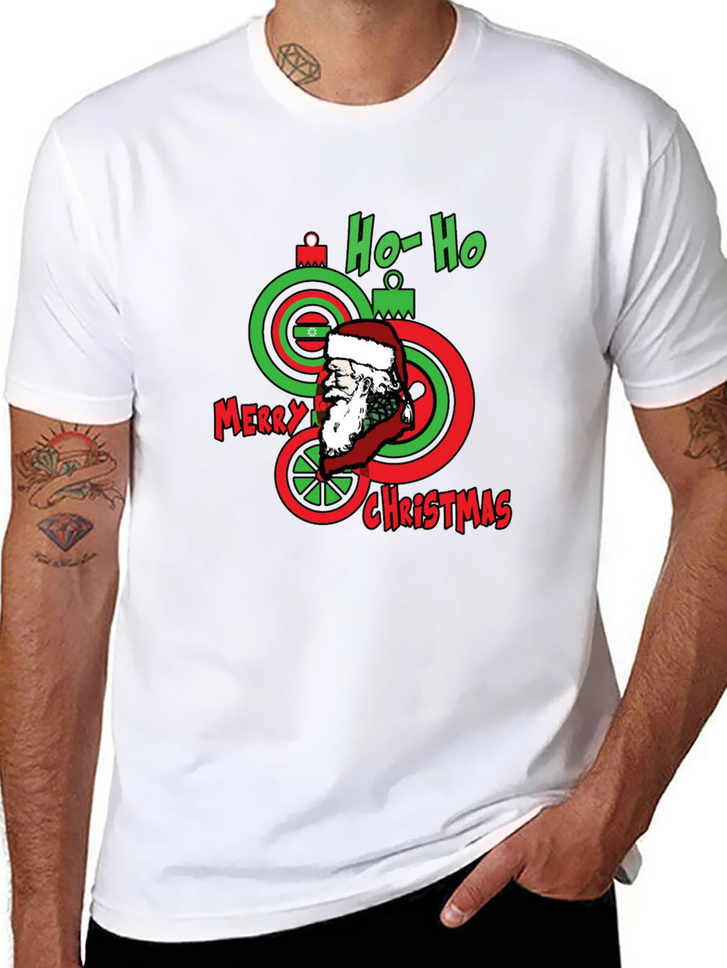 Ho-Ho Merry Christmas Santa T-Shirt