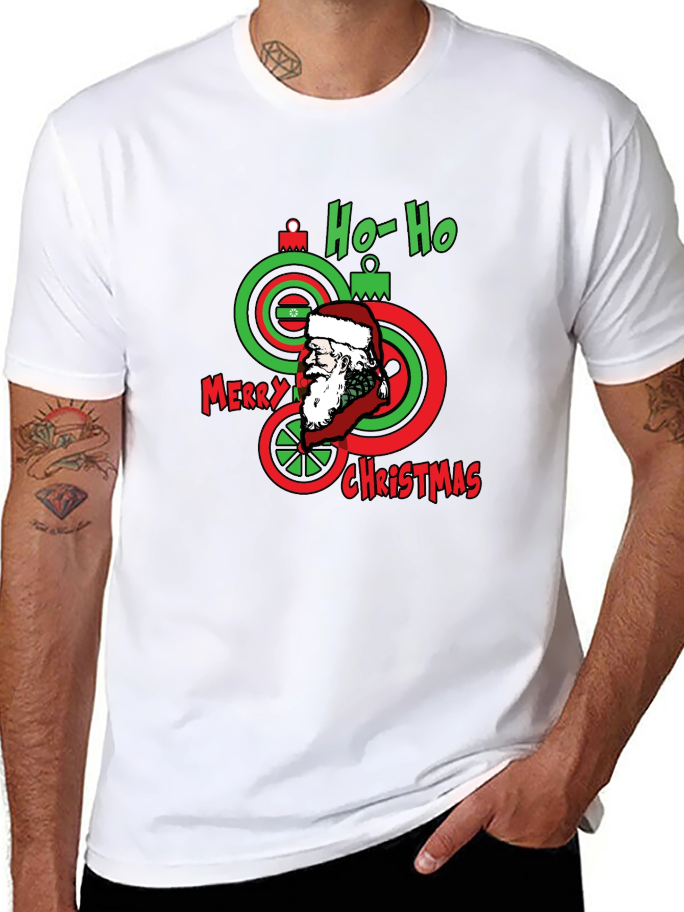 Ho-Ho Merry Christmas Santa T-Shirt