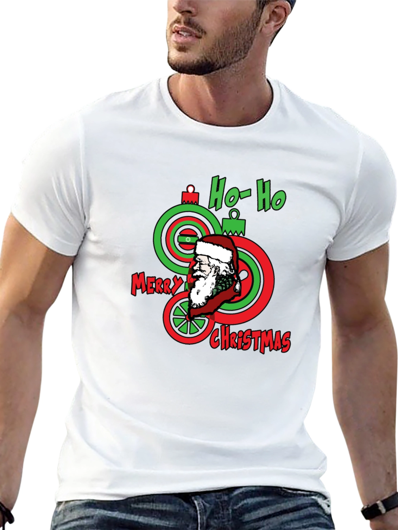 Ho-Ho Merry Christmas Santa T-Shirt