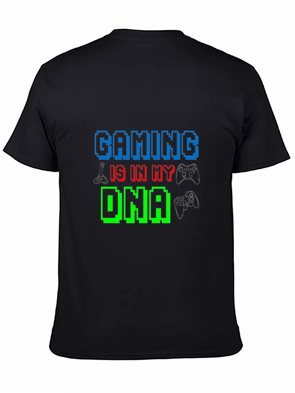 Gaming DNA T-Shirt - Gamer Pixel Tee