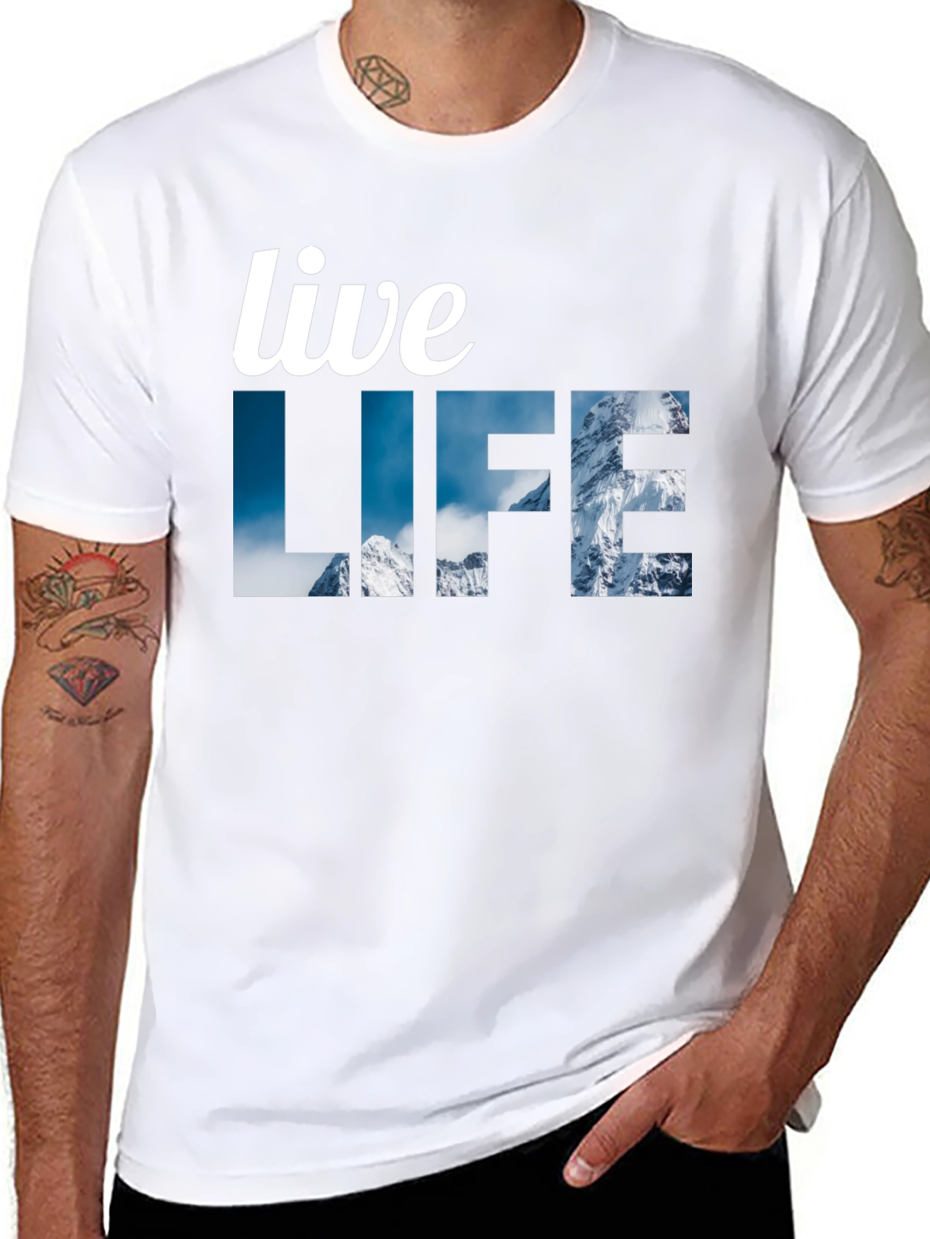 Live Life Mountains T-Shirt