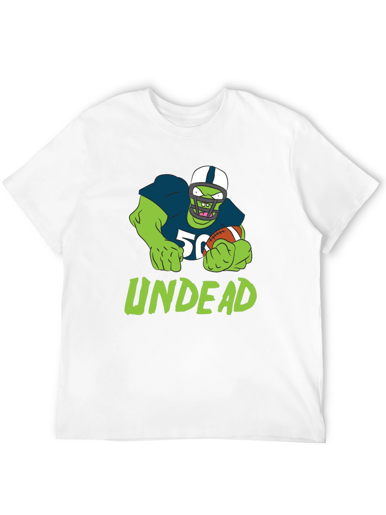 Undead Football T-Shirt - Unique Zombie Sports Tee