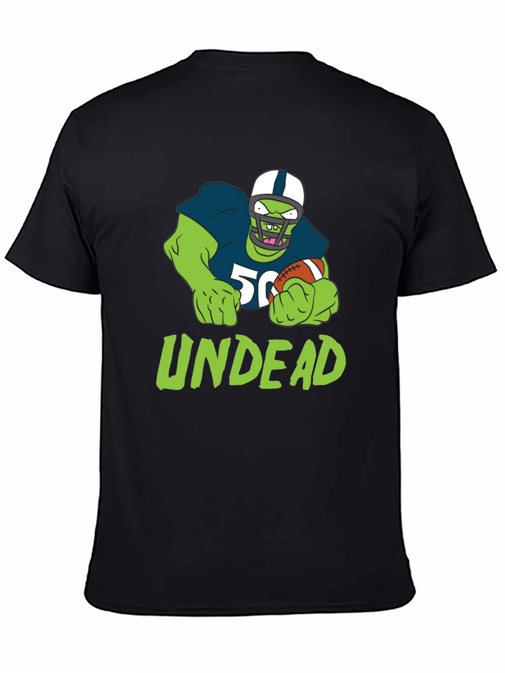 Undead Football T-Shirt - Unique Zombie Sports Tee
