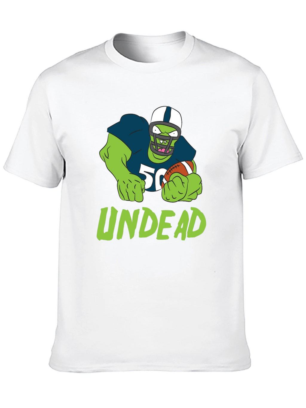 Undead Football T-Shirt - Unique Zombie Sports Tee