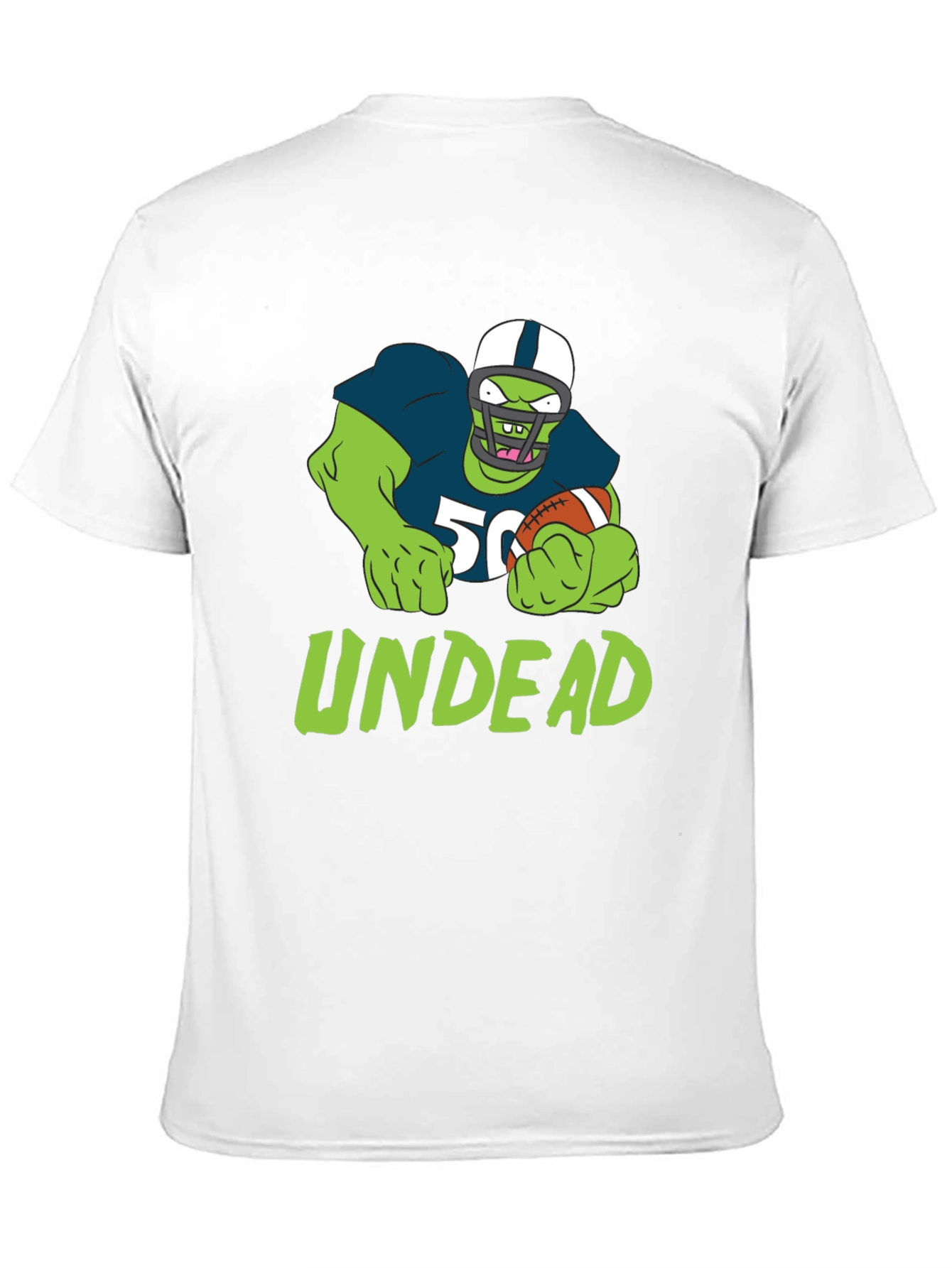 Undead Football T-Shirt - Unique Zombie Sports Tee