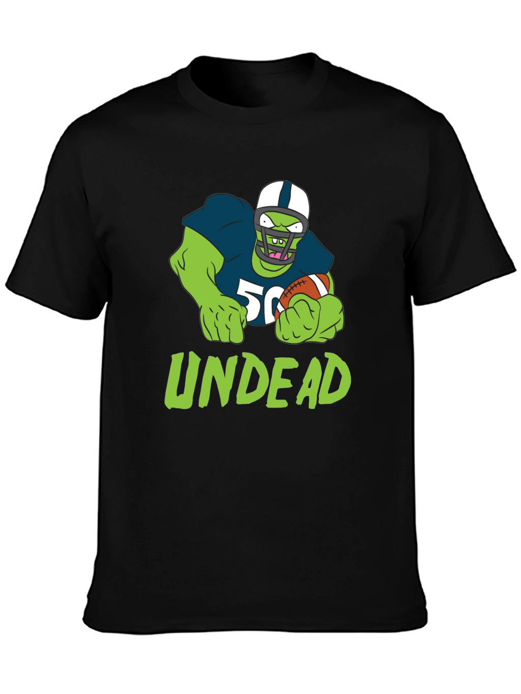 Undead Football T-Shirt - Unique Zombie Sports Tee