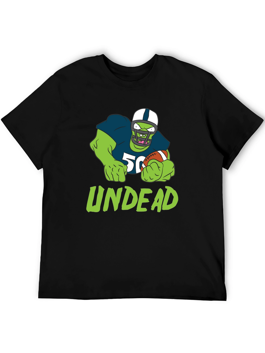 Undead Football T-Shirt - Unique Zombie Sports Tee