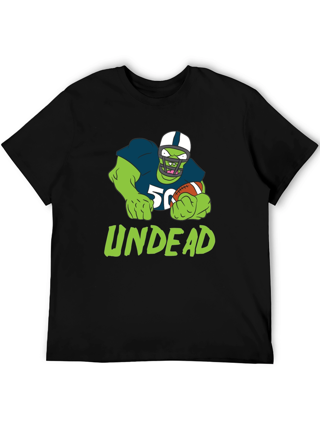 Undead Football T-Shirt - Unique Zombie Sports Tee