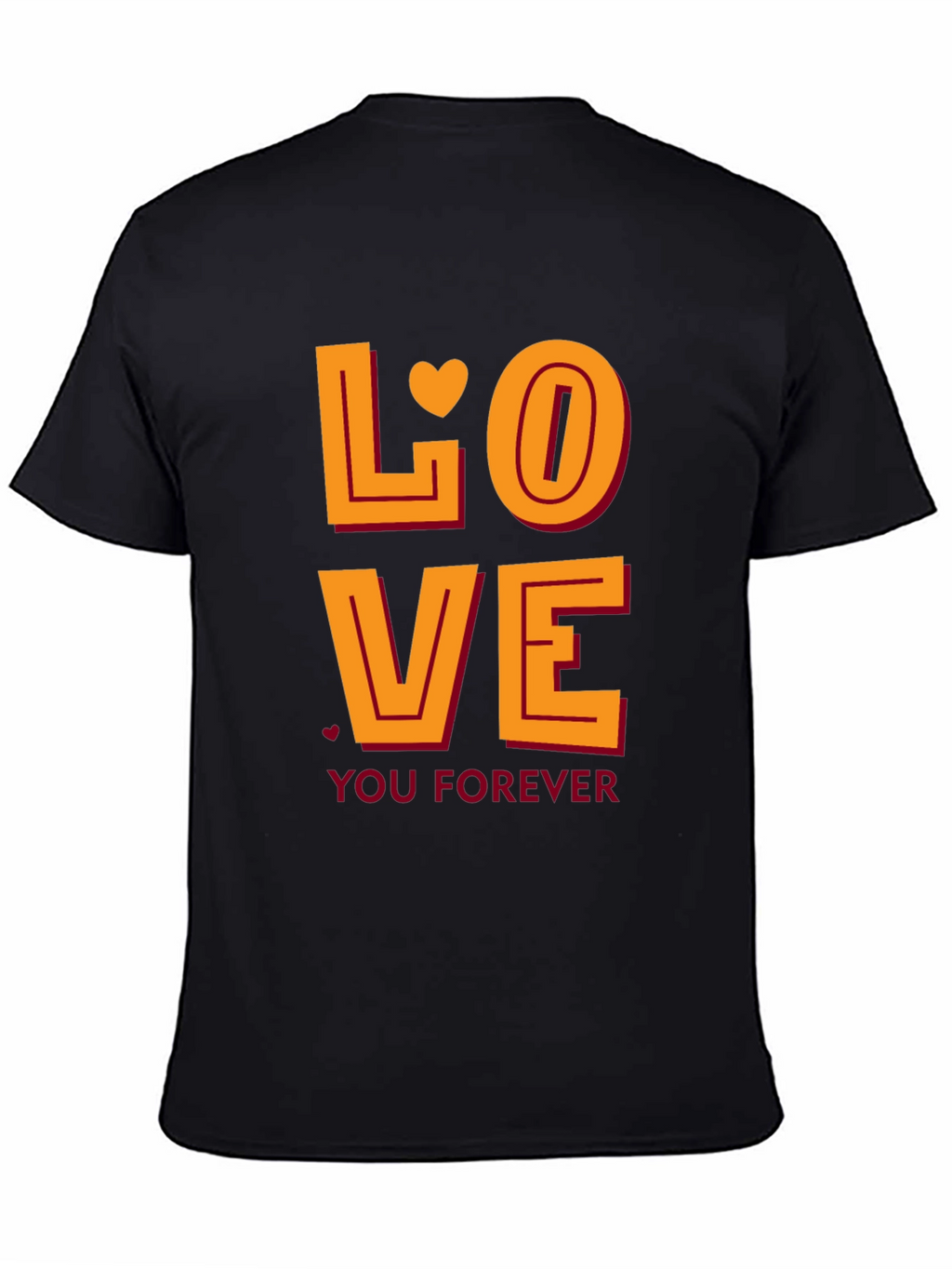 Love You Forever Graphic Tee - Black