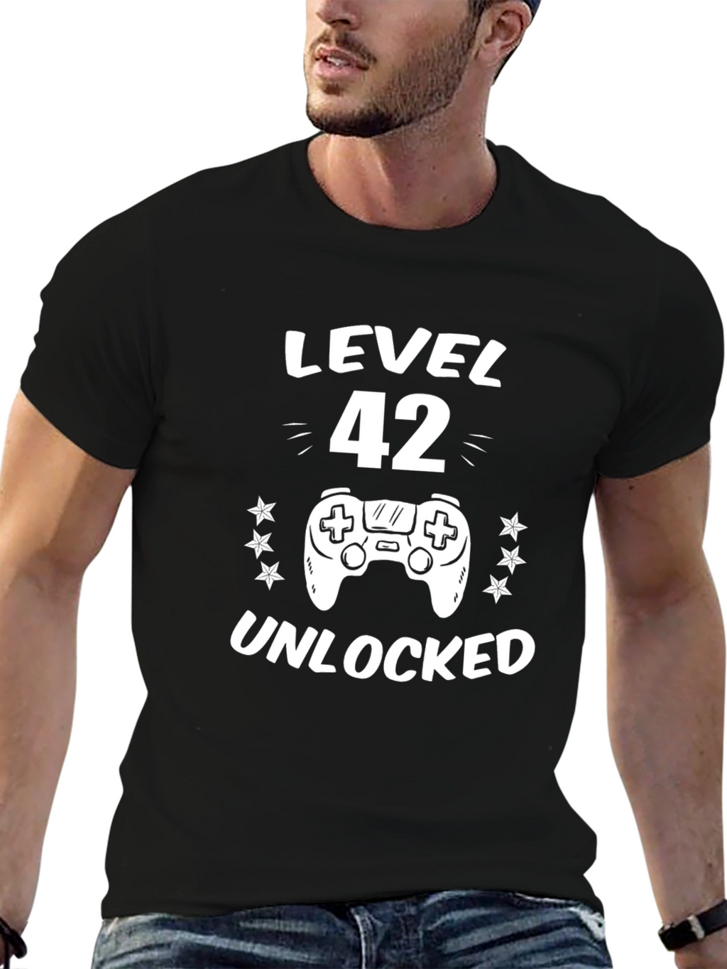 Level 42 Unlocked T-Shirt - Gamer Birthday Tee