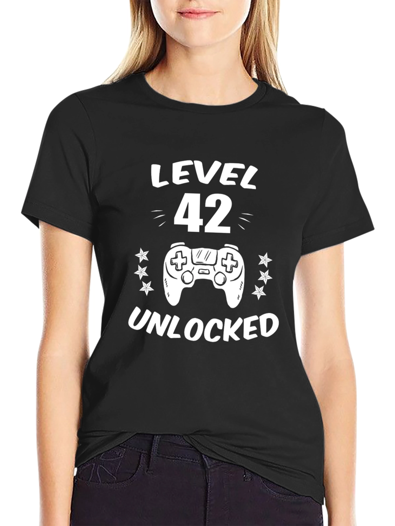 Level 42 Unlocked T-Shirt - Gamer Birthday Tee