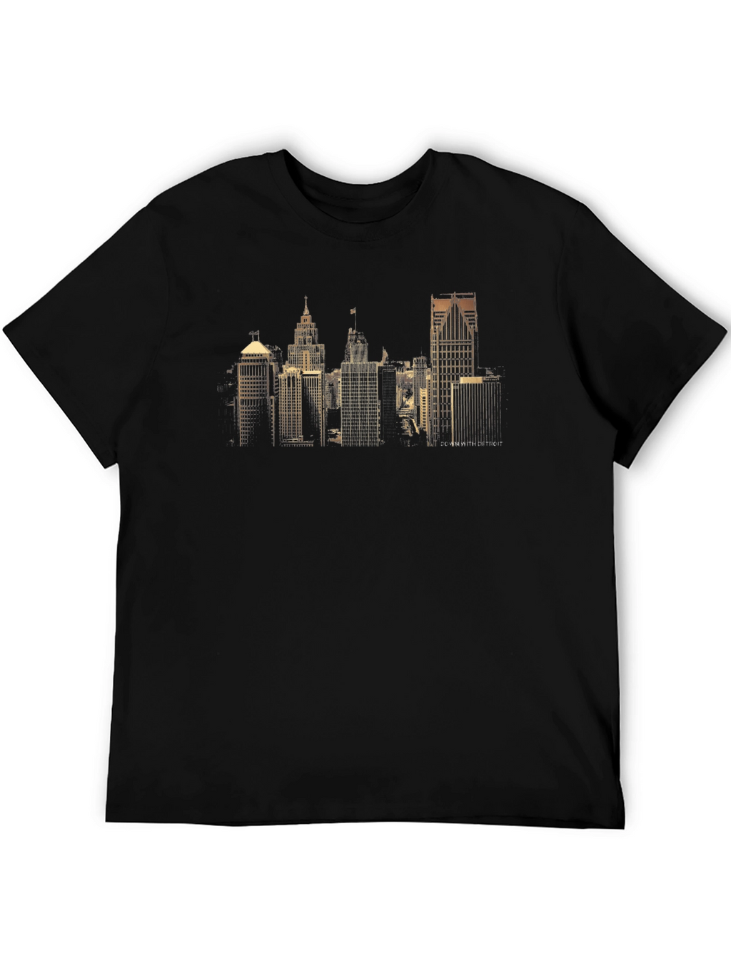 Detroit Skyline Graphic T-Shirt