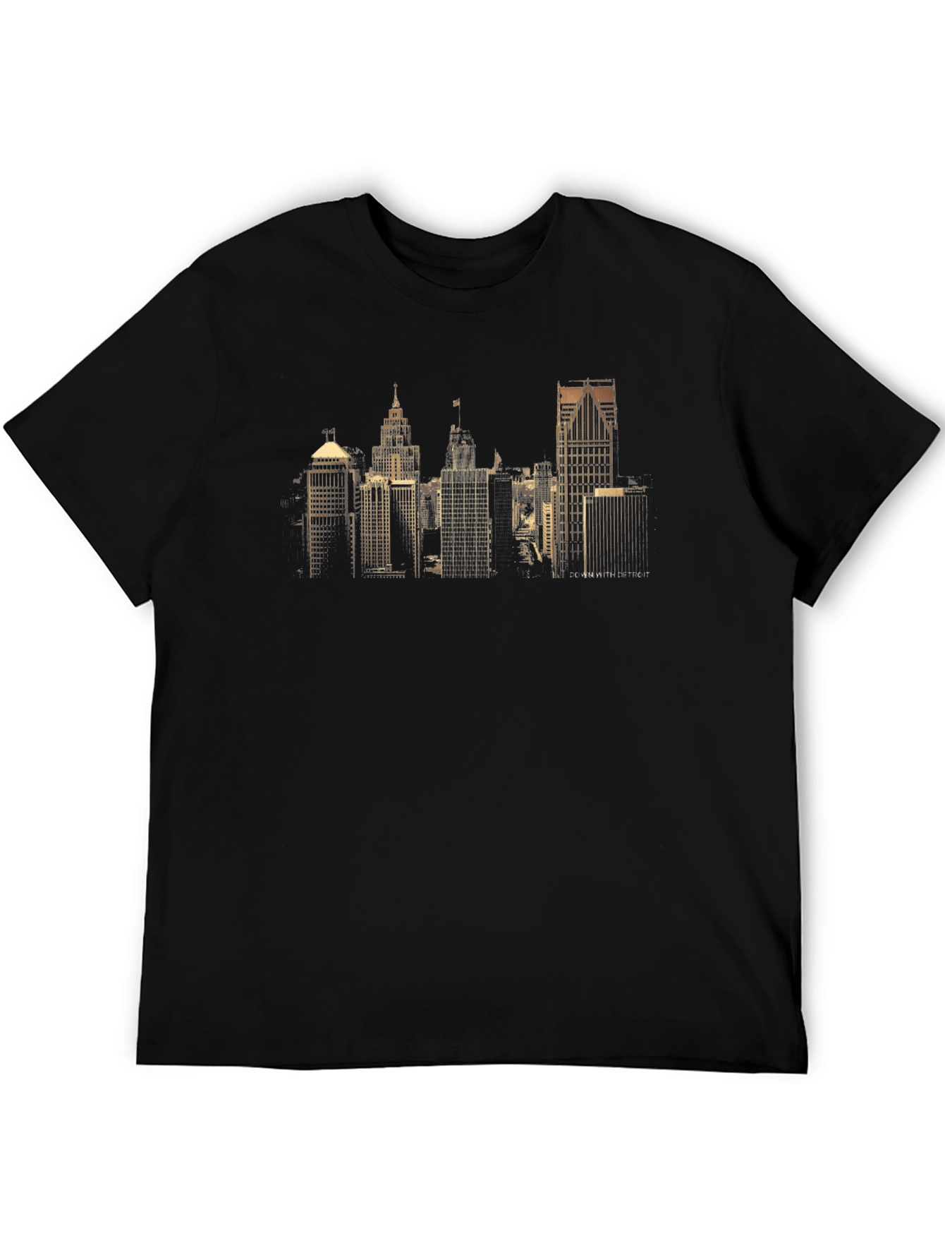 Detroit Skyline Graphic T-Shirt