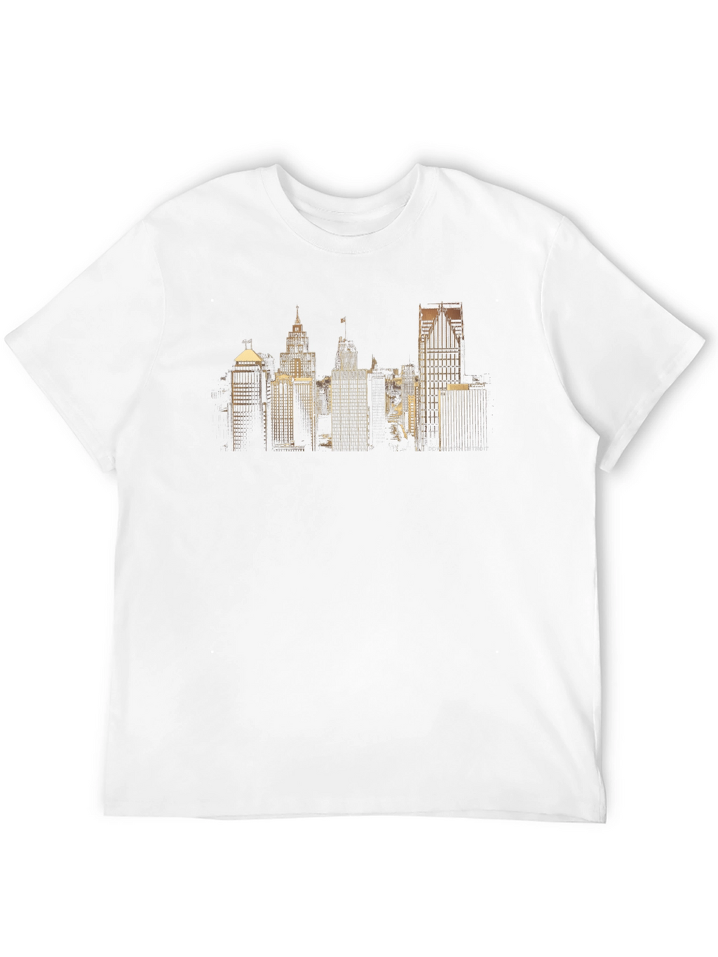 Detroit Skyline Graphic T-Shirt