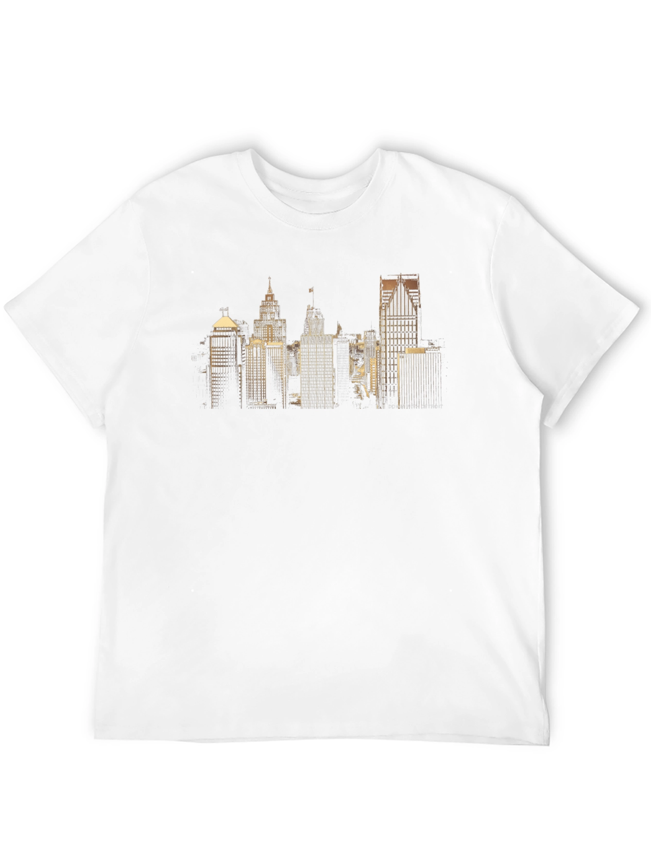 Detroit Skyline Graphic T-Shirt