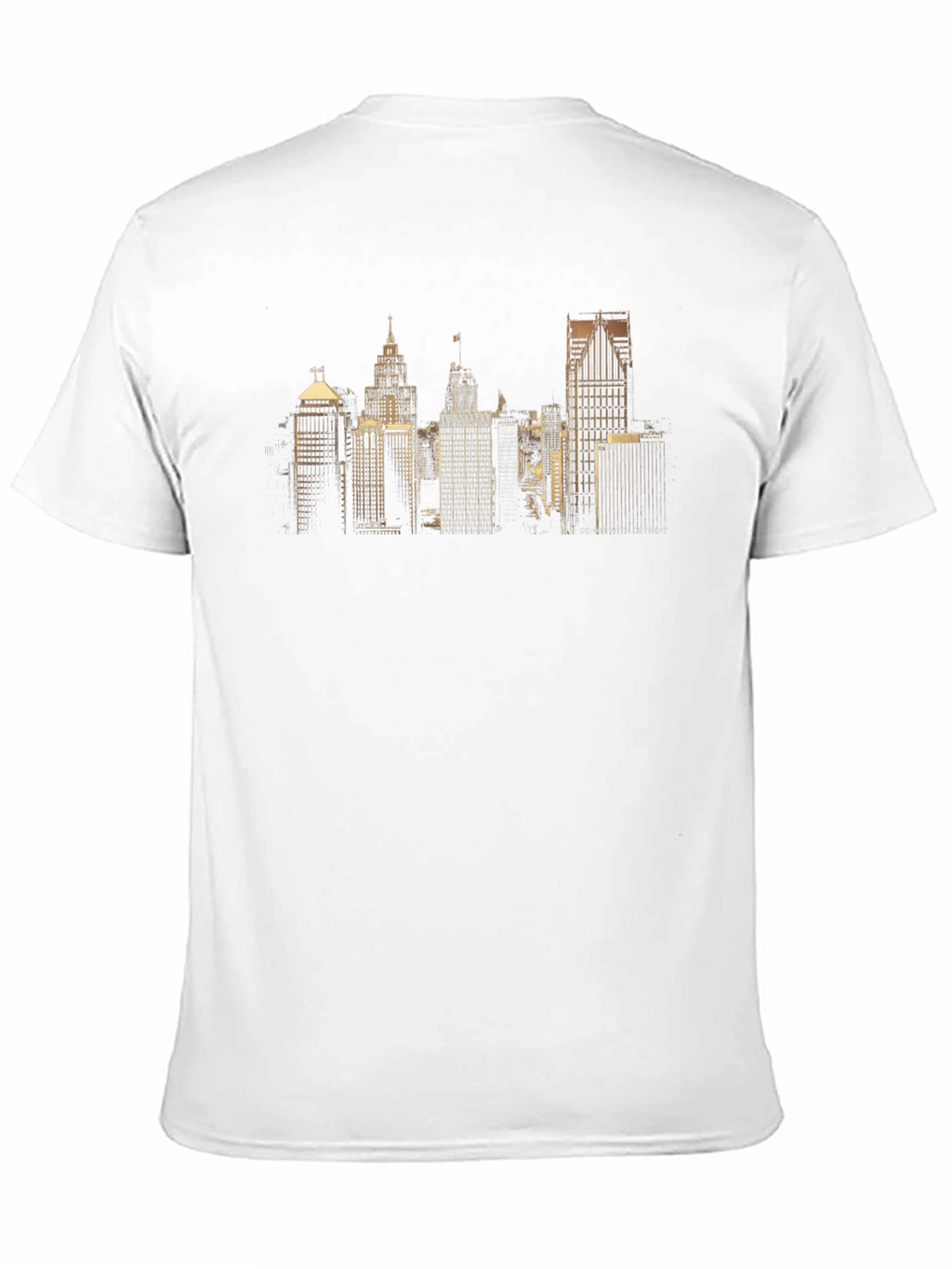 Detroit Skyline Graphic T-Shirt