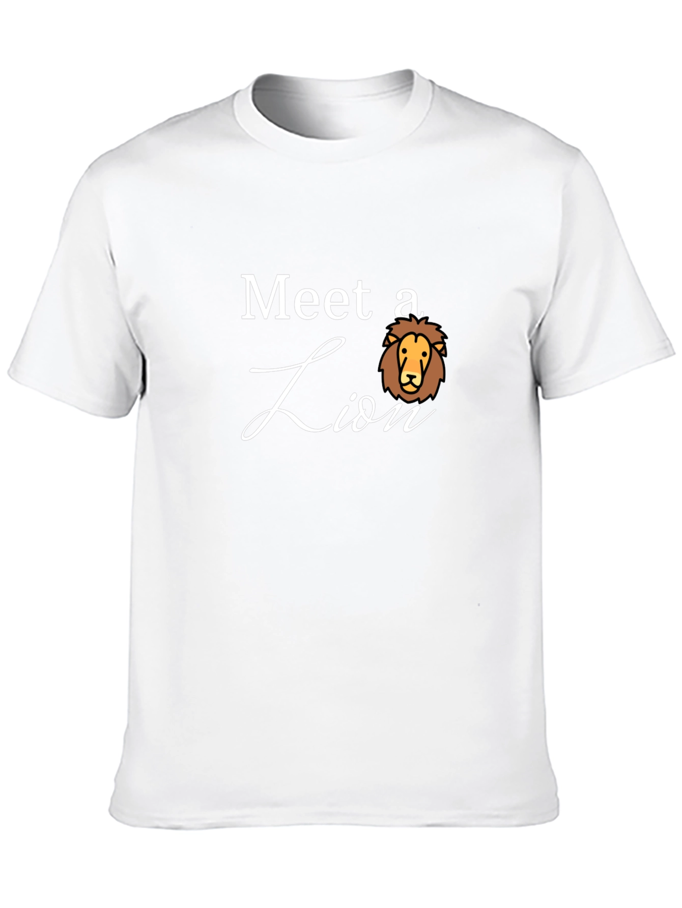 Meet a Lion Graphic Tee - Black