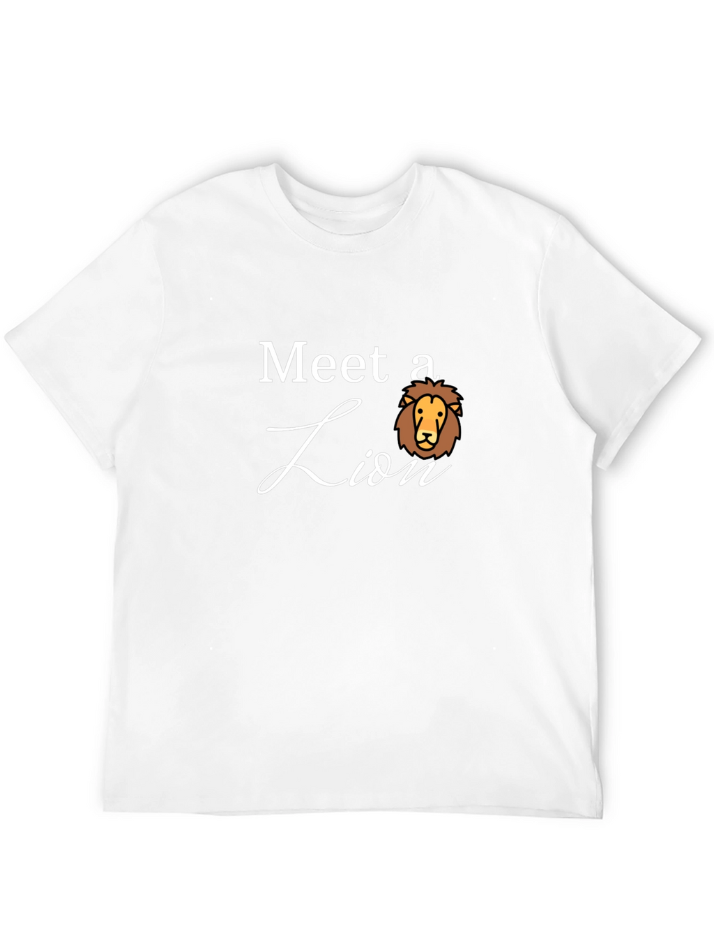 Meet a Lion Graphic Tee - Black