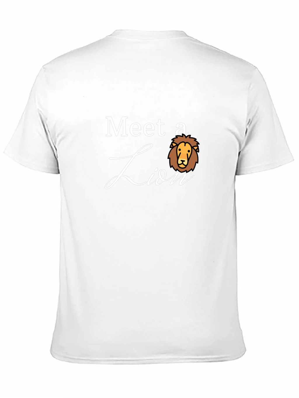 Meet a Lion Graphic Tee - Black