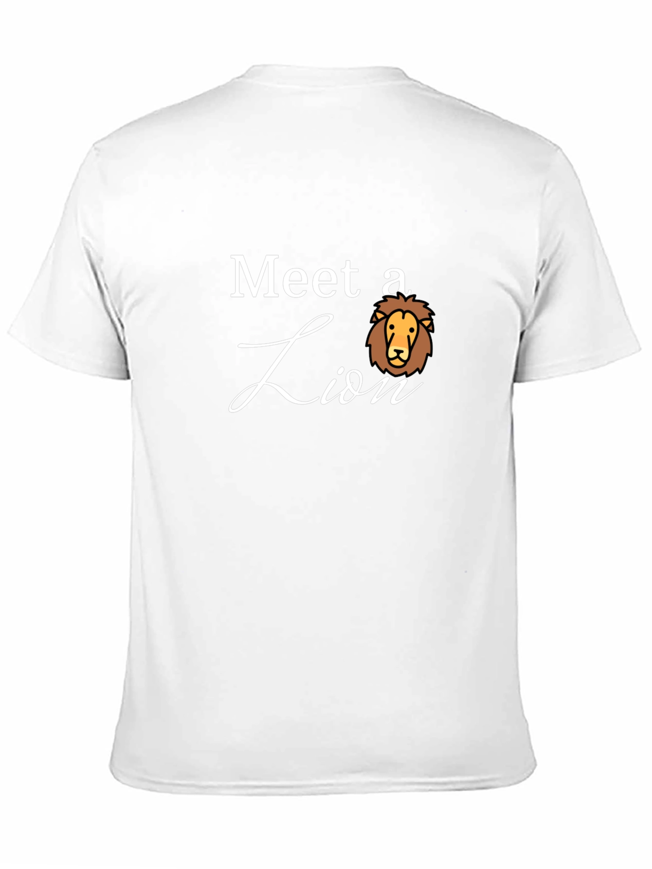 Meet a Lion Graphic Tee - Black