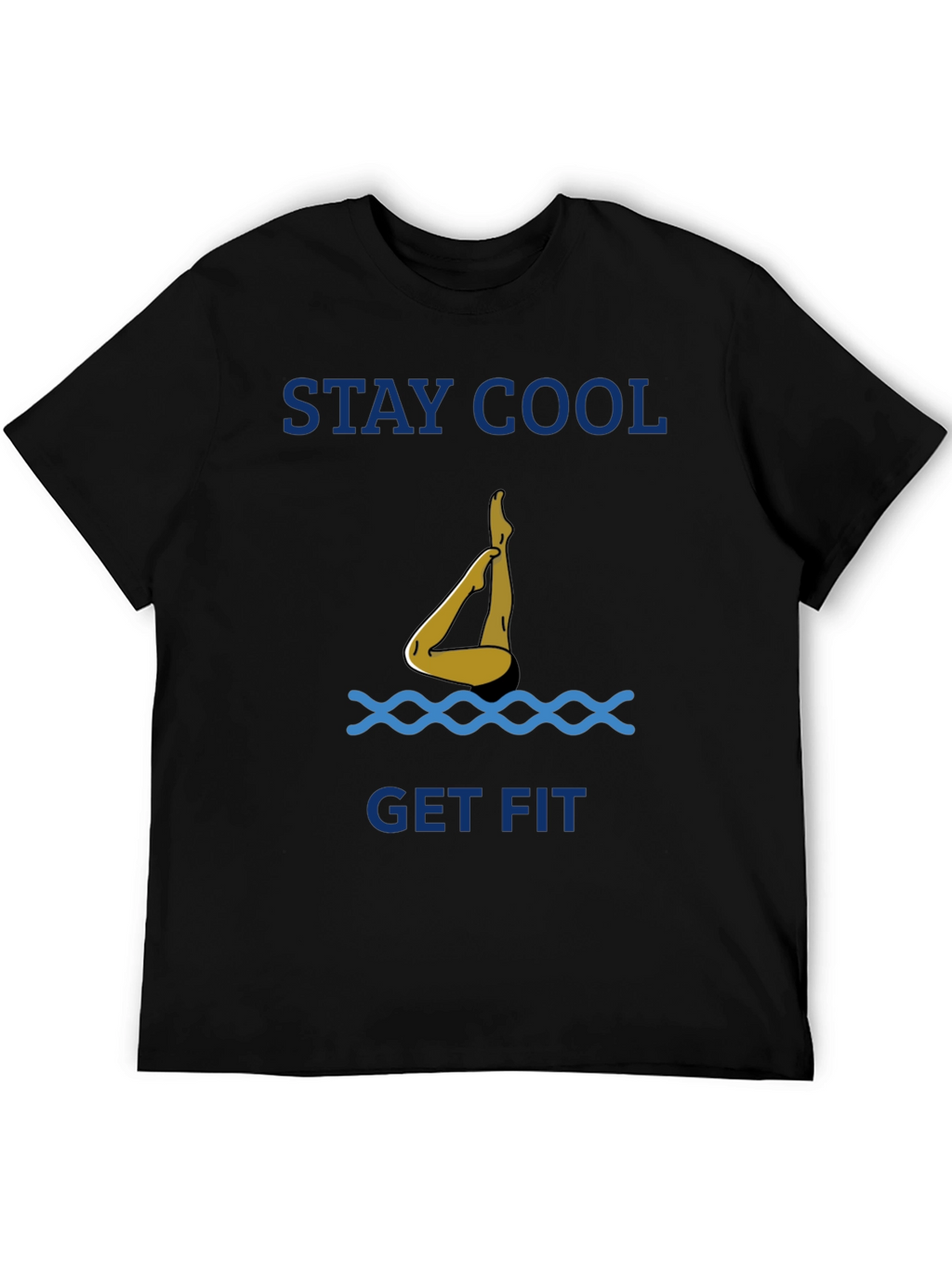 Stay Cool Get Fit T-Shirt - Black