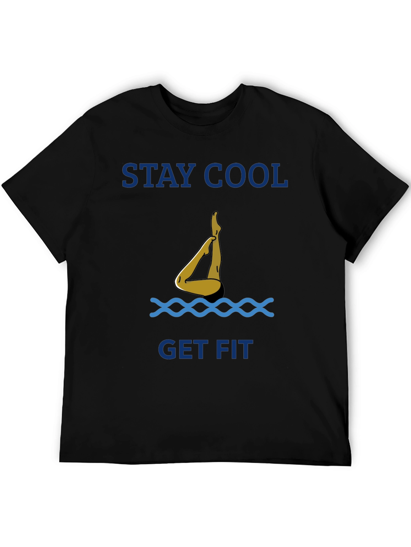 Stay Cool Get Fit T-Shirt - Black
