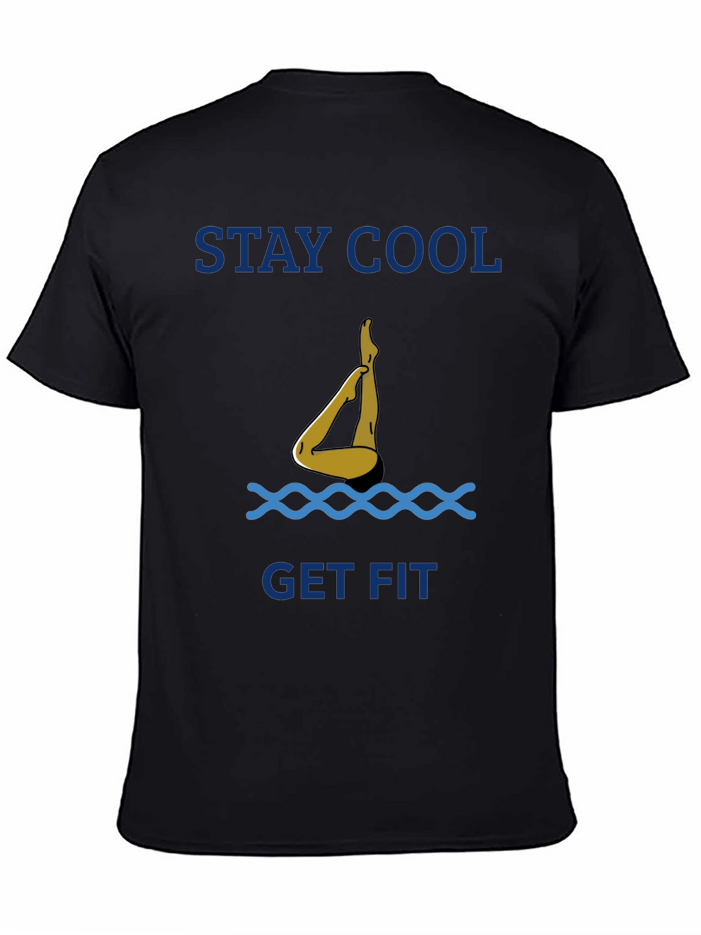Stay Cool Get Fit T-Shirt - Black