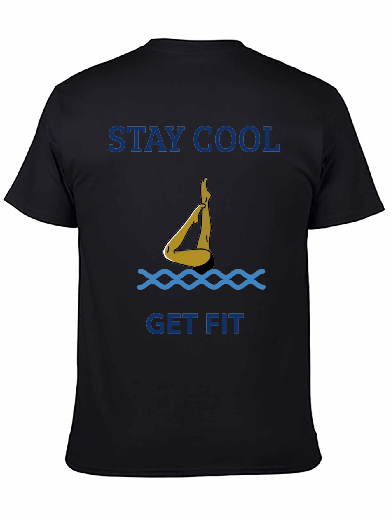 Stay Cool Get Fit T-Shirt - Black