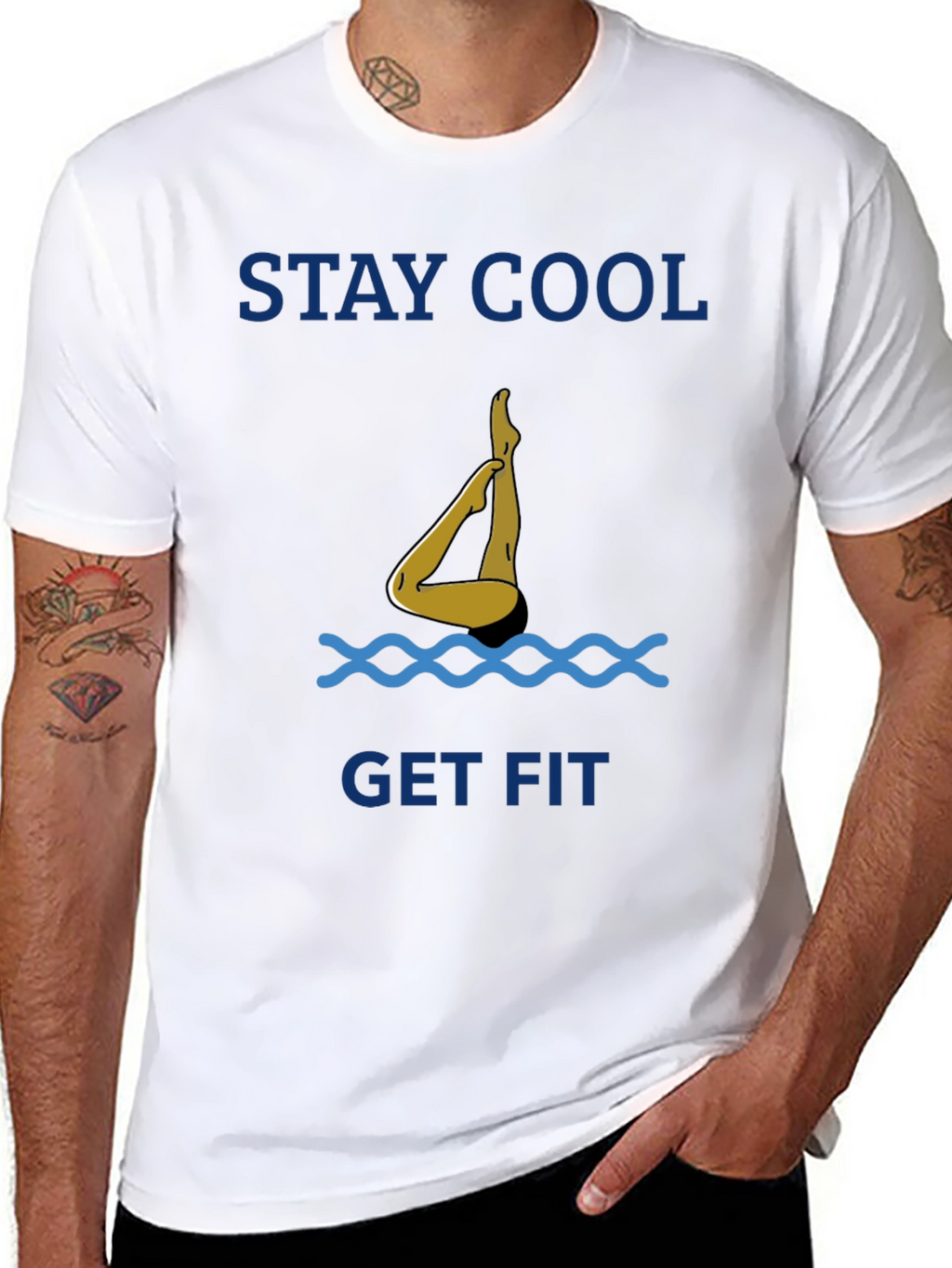 Stay Cool Get Fit T-Shirt - Black