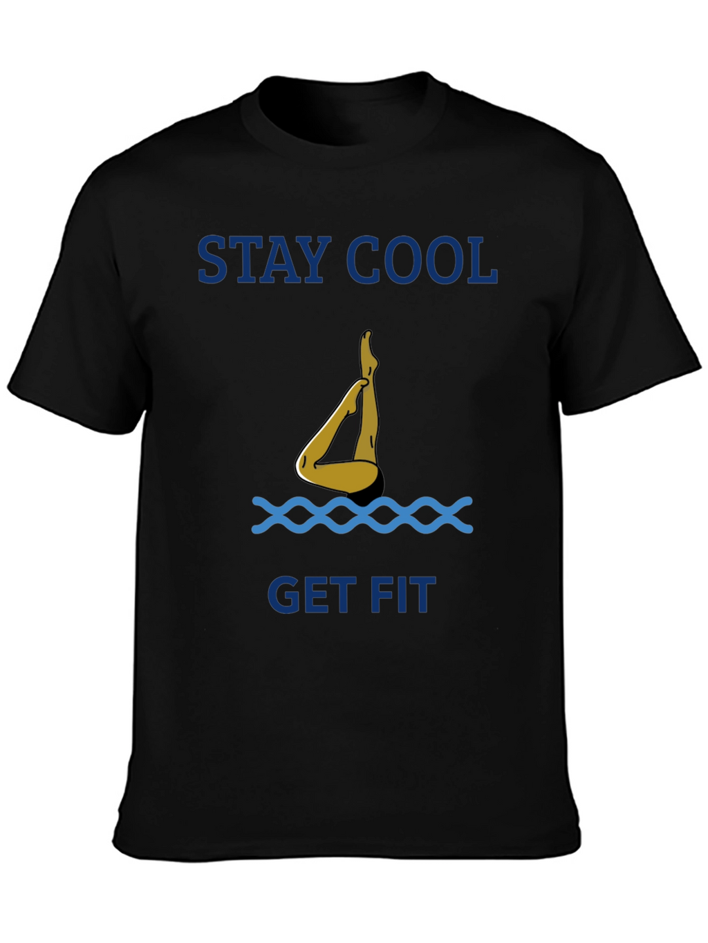 Stay Cool Get Fit T-Shirt - Black