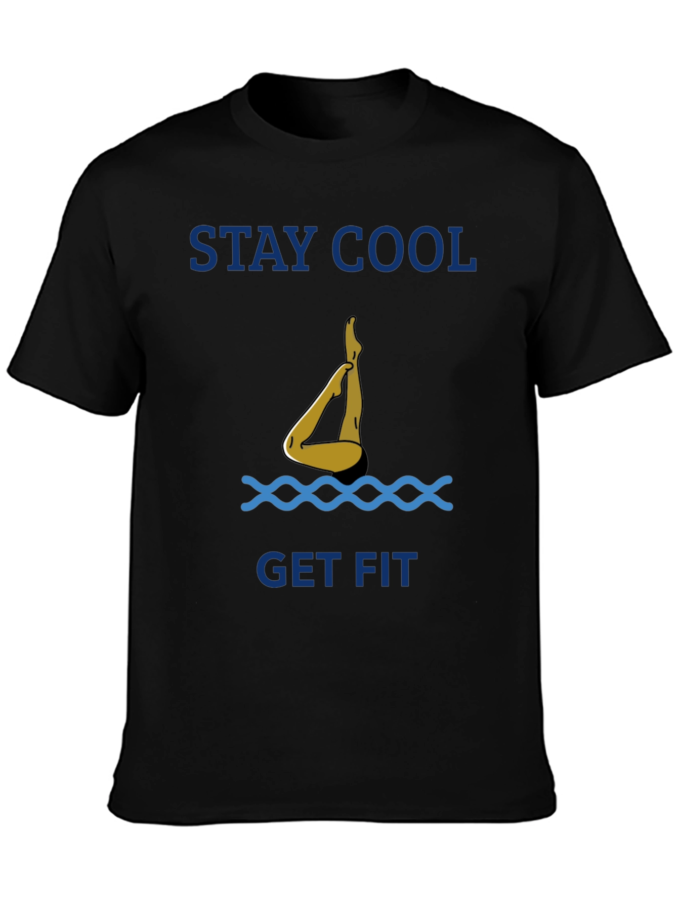 Stay Cool Get Fit T-Shirt - Black