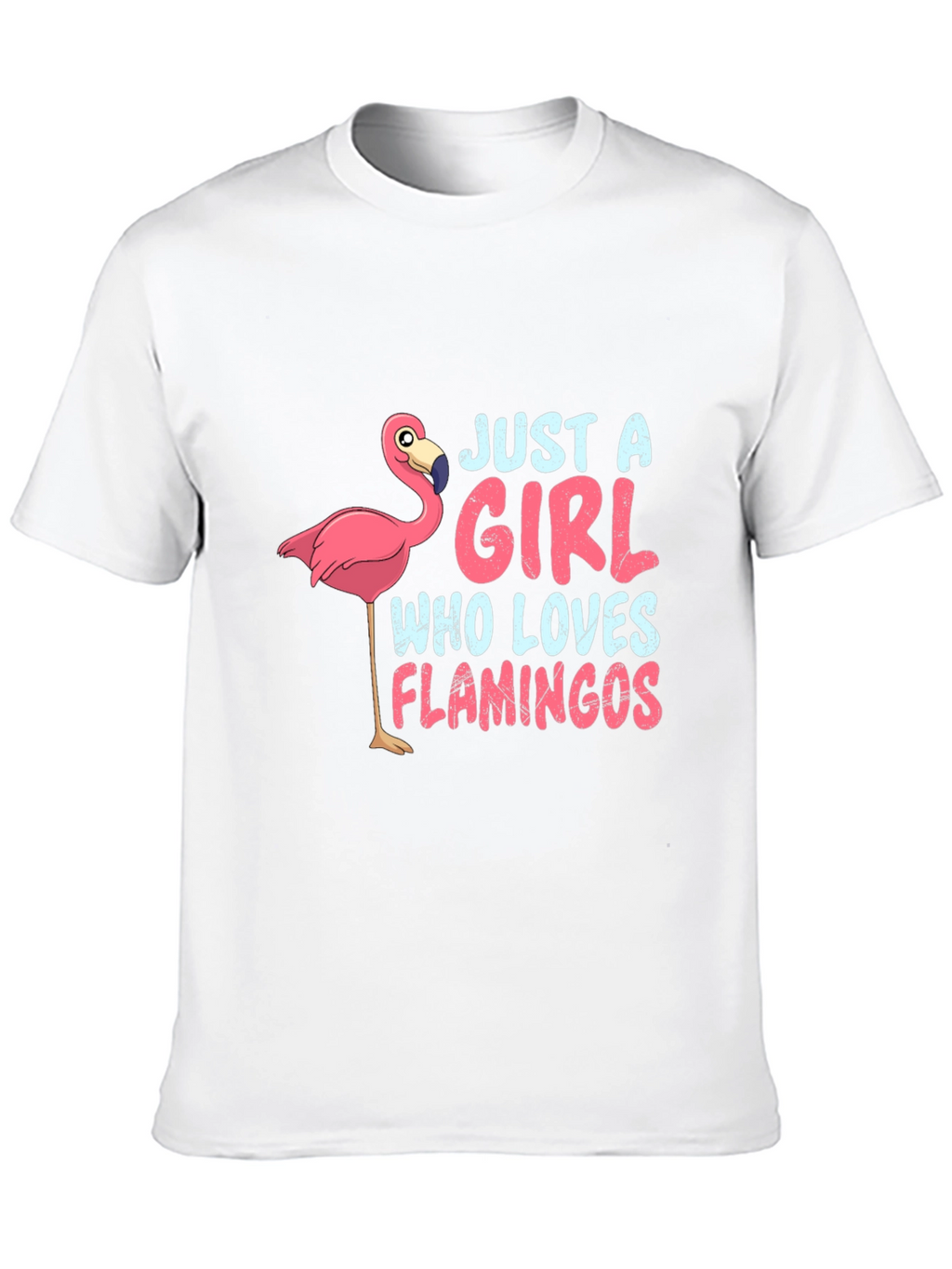 Just a Girl Who Loves Flamingos T-Shirt