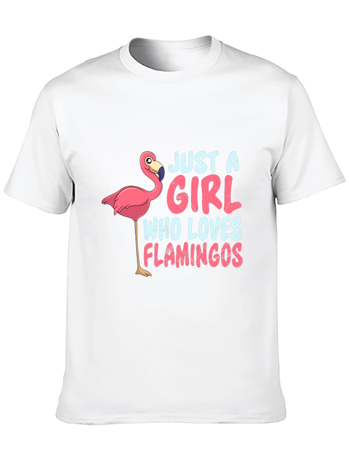 Just a Girl Who Loves Flamingos T-Shirt