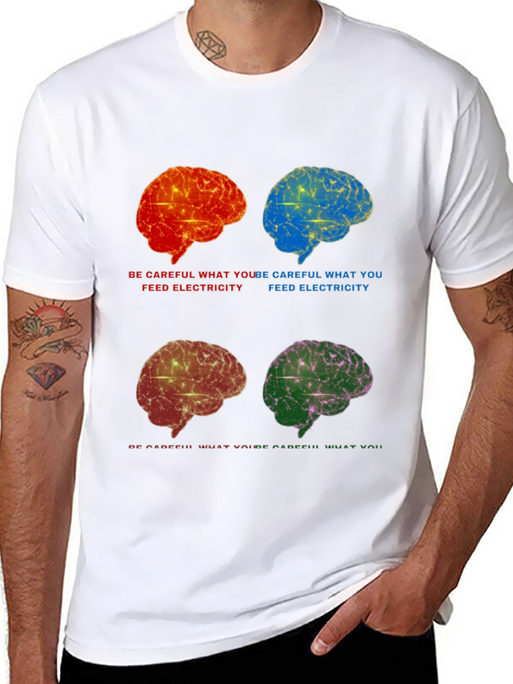 Brain Power T-Shirt: Feed Your Mind!